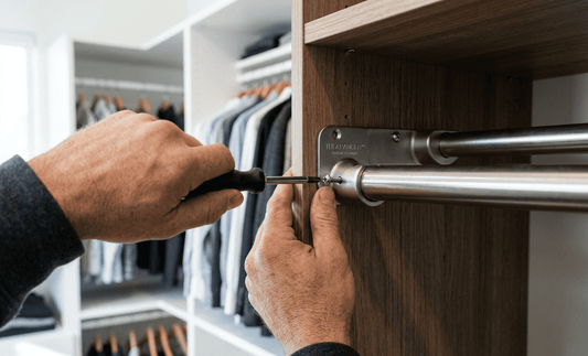 Install TheAranger™ Closet Rod Organizer Step-by-Step