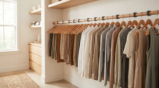 closet rod organizer for pants shirts and dresses