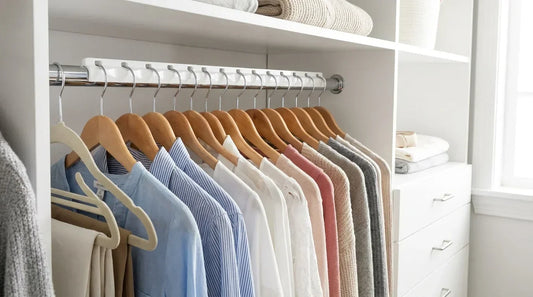 closet hanging rod organizer