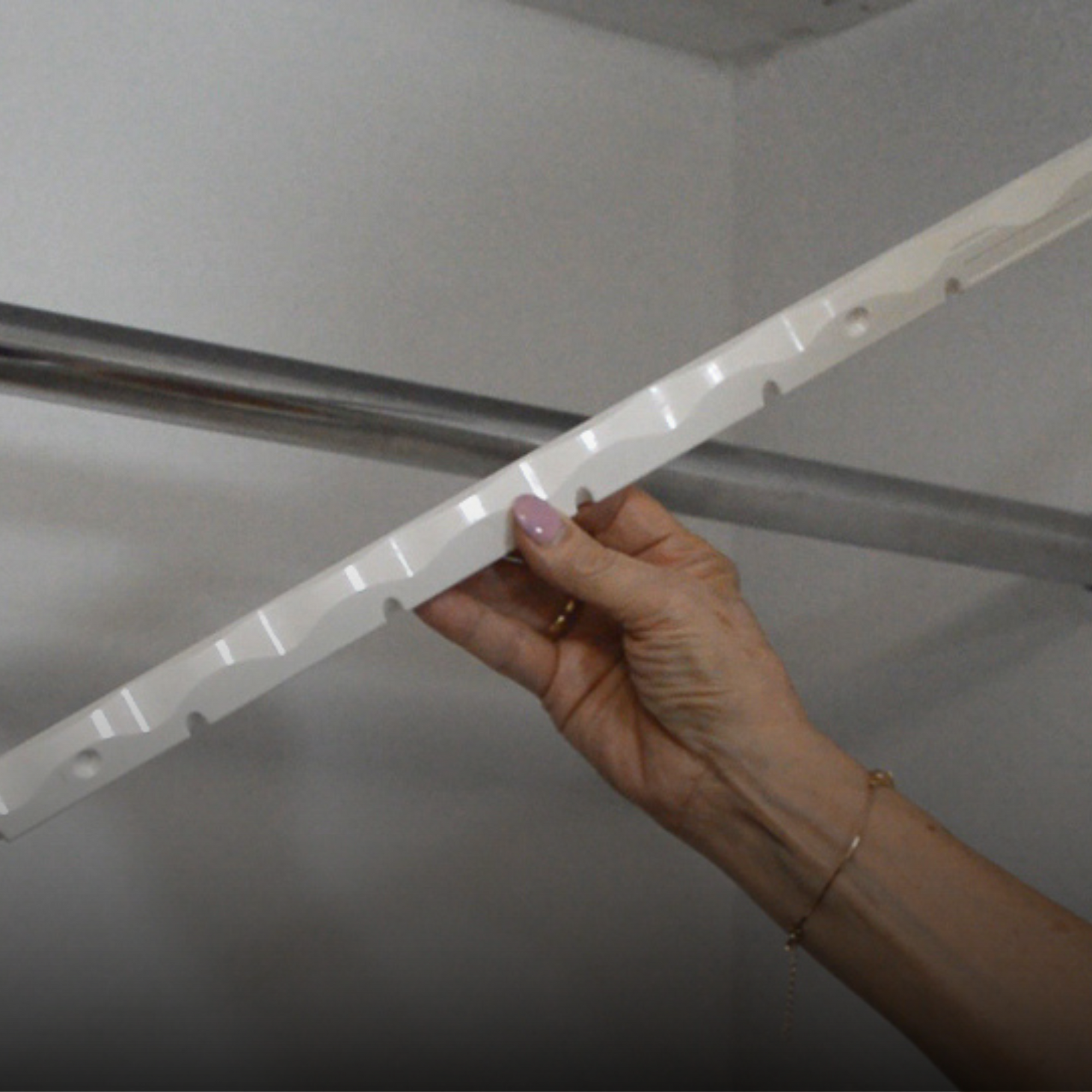Closet Hanging Rod Organizer